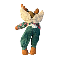 Wang's International Quilted Animal Dressed Boy Moose Musical
