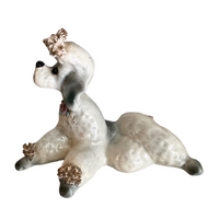 CoCo Josef Originals Gray Poodle Ceramic Figurine
