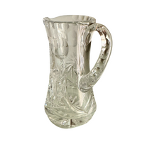 Vintage Crystal Glass Small Pitcher/Creamer
