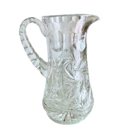 Vintage Crystal Glass Small Pitcher/Creamer
