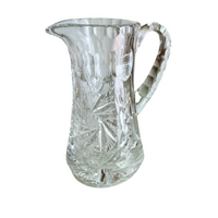 Vintage Crystal Glass Small Pitcher/Creamer
