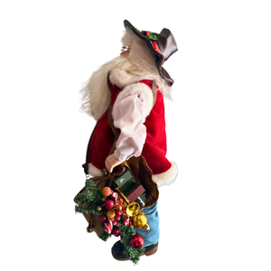 Western-Country Santa Claus Cowboy Christmas Decor