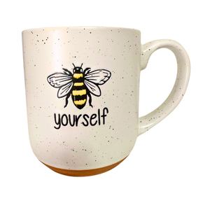 Speckled Clay Bee Yourself Coffee Mug-Cup