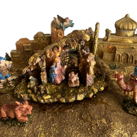 Lighted Musical Bible Scene Christmas Nativity Scene