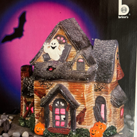 Halloween Lighted Ceramic House Village Brinn's
