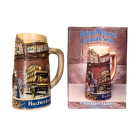 Budweiser Beer Stein-Mug National Historical Landmark Series A-91893 Clydesdale Stables
