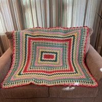 Crochet Handmade Throw Blanket
