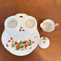 Creamer-Sugar Set Strawberry Andrea by Sadek Design