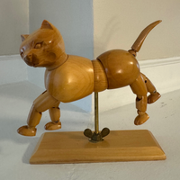 Wooden Cat Artist Model-Articulated Figure Drawing Pose
