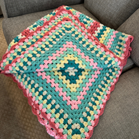 Crochet Handmade Throw Blanket
