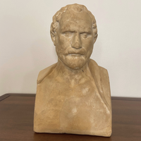 Demosthenes Head Bust F. Barbedienne Fondeur Cast Foundry Stamped
