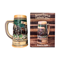 Budweiser Beer Stein-Mug National Historical Landmark Series A-33010 Grant's Cabin
