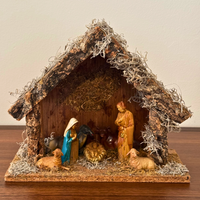 Vintage Nativity-Manger
