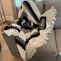 Crochet Handmade Throw Blanket
