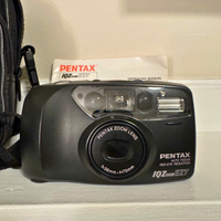 Pentax IQZoom-EZY Vintage Compact Camera F-38-70mm with Vanguard Leather Carry Bag
