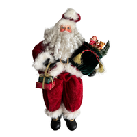 Santa Claus Seated Figurine Vintage
