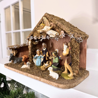 Vintage Nativity Christmas-Holiday Decor
