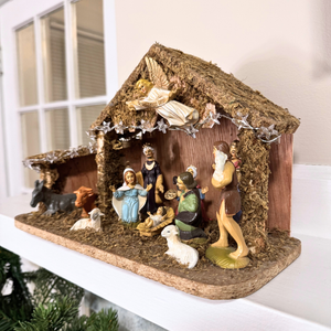 Vintage Nativity Christmas-Holiday Decor