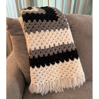 Crochet Handmade Throw Blanket
