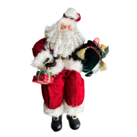 Santa Claus Seated Figurine Vintage
