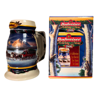 Budweiser Beer Stein-Mug Holiday In The Mountains Series CS-416 2000
