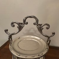 Vintage Silver-plated Edwardian Style 3-Tier Mini-Cake Stand Patisserie Stand