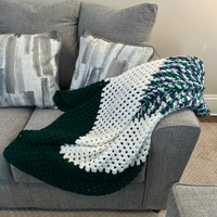 Crochet Handmade Throw Blanket
