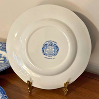 Liberty Blue USA Historic Colonial Scenes England Ceramic Dinnerware
