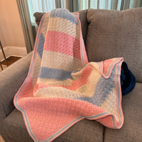 Crochet Handmade Throw Blanket
