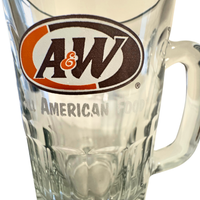 Vintage A&W Root Beer All American Food Authentic Glass Mug-Cup
