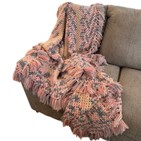 Crochet Handmade Throw Blanket
