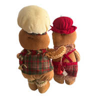 Gingerbread Plush Dolls Christmas Decor
