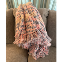 Crochet Handmade Throw Blanket
