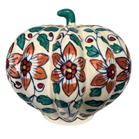 Ceramic Handpainted Multicolor Glazed Pumpkin Home Decor
