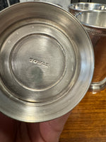 Vintage Towle Silver-plated Julep Cups Set of 4
