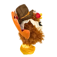 Dan Dee Animated Dancing-Singing Turkey Plush Toy-Decor
