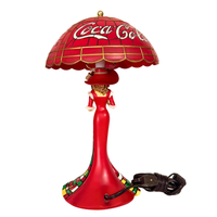 Bradford Exchange The Timeless Taste of Coca-Cola Tiffany-style Accent Light-Lamp 2015
