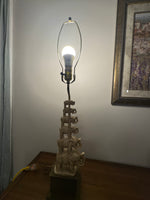 Vintage Stacked Elephants Table Lamp
