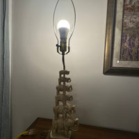 Vintage Stacked Elephants Table Lamp