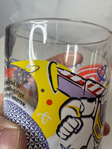 Walt Disney World 2000 Millennium Mickey Mouse Square Glasses McDonalds Lot of 4