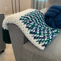 Crochet Handmade Throw Blanket
