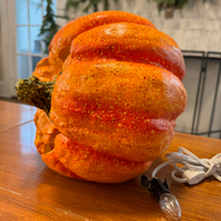 Lighted Pumpkin Jack-O-Lantern Halloween Decoration
