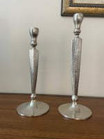 Metal Casting Candlestick Holder Set of 2
