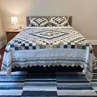 Bed-Quilt Set with Pillow Cases 3 PCS
