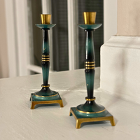 Small Sticks Brass Candle Holders
