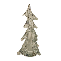 Vintage Clear Glass Christmas Tree
