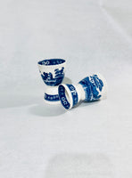 Vintage Copeland Spode's Tower England Double Egg Cup Set of 2
