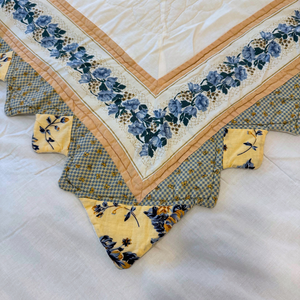 Bed-Quilt Set with Pillow Cases 3 PCS