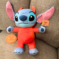 Disney Stitch Halloween Devil Soft Plush-Toy 12”