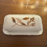 Stonehenge Midwinter Wedgwood England Butter Dish Wild Oats
